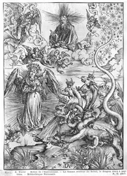 Scene from the Apocalypse, The Woman Clothed with the Sun and the Seven-Headed Dragon